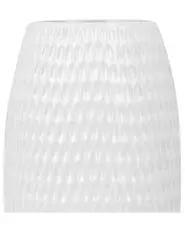 Dekorationsvas LINZI 25 cm Stengods Vit_796083