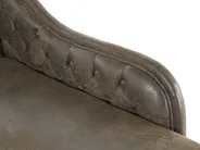 Right-Hand Chaise Longue NIMES Faux Suede Brown_697505