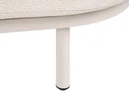 Garden Sofa 6 Seater ORIOLO with Tables Metal Light Beige_1125426