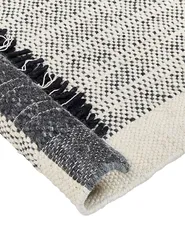 Rug KETENLI White 80 x 150 cm Wool_847442