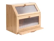 Bread Bin CROQUANT Bamboo Light Brown_1069337