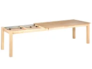 Jatkettava ruokapöytä MADURA Vaalea saarniviilu 180/280 cm 100 cm_992810