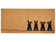 Dörrmatta PULIAN Naturlig 55 x 120 cm Kanin Kokosfiber_1013163