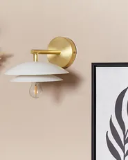 Wall Lamp LASOLO Metal White_883652