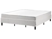 Divan Bed without Headboard Fabric COUNTESS 180 x 200 cm (EU Super King) Light Grey_1054449