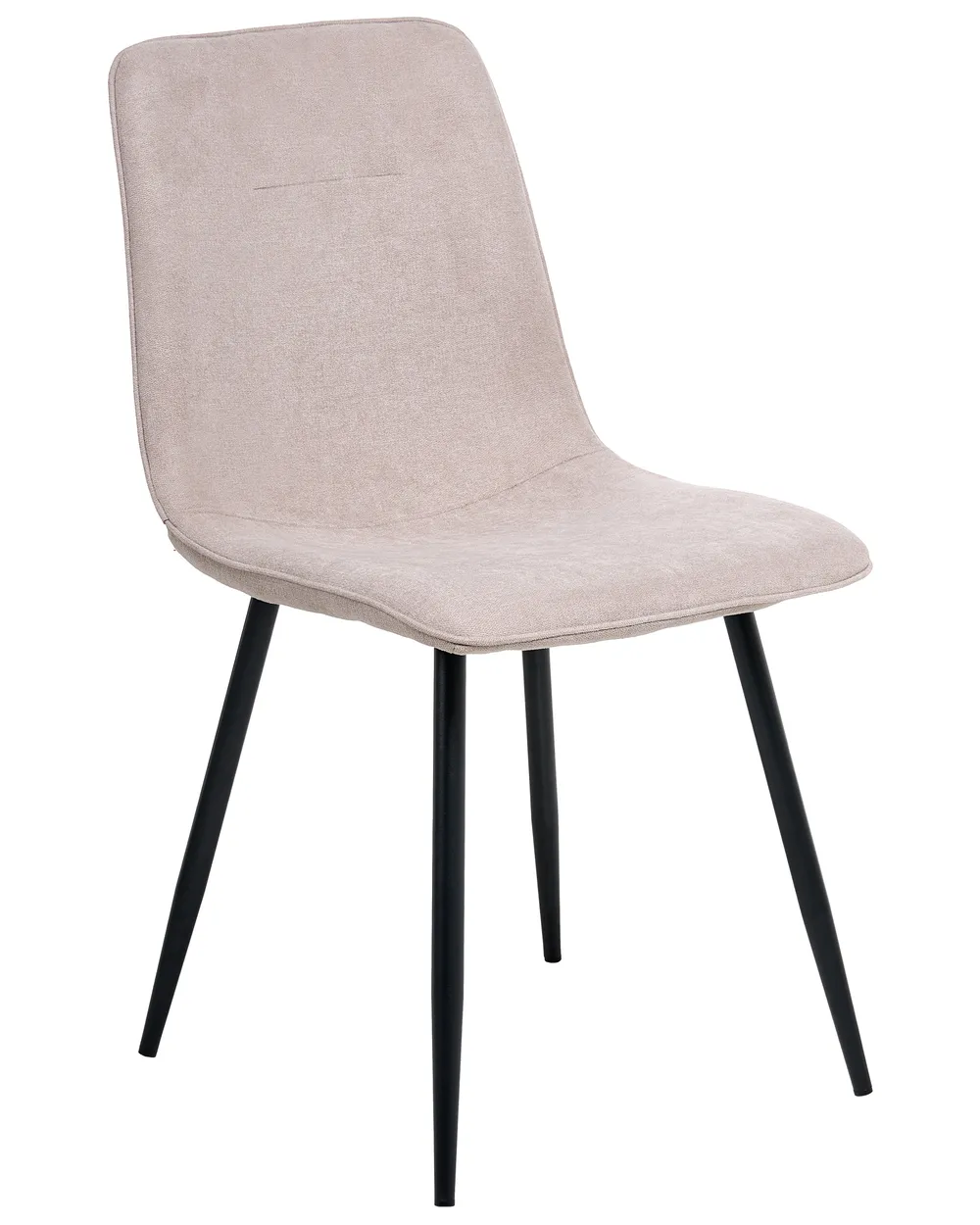 Set of 4 Dining Chairs TUSCOLA Fabric Beige_999521