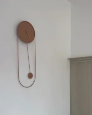 Wall Clock SALVAN 20 cm Metal Peach Pink_992550