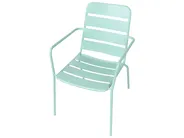 Garden Dining Set 6 Seater TERENZO Metal Mint Green_1077703
