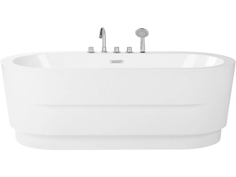 Kylpyamme vapaasti seisova EMPRESA 170 x 80 cm varusteilla Valkoinen_1150279