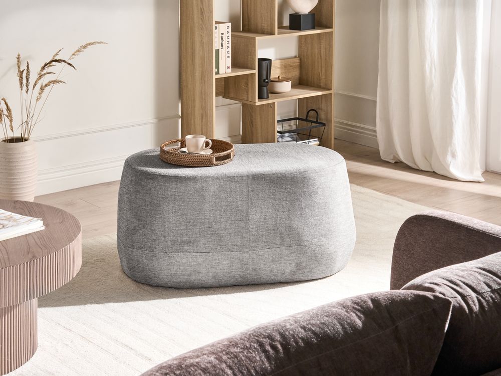 Upholstered Bench ASHTON Light Grey