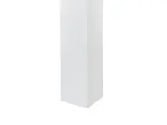 Loftsäng Furu STAPLE 90 x 200 cm med rutschkana Vit_987732