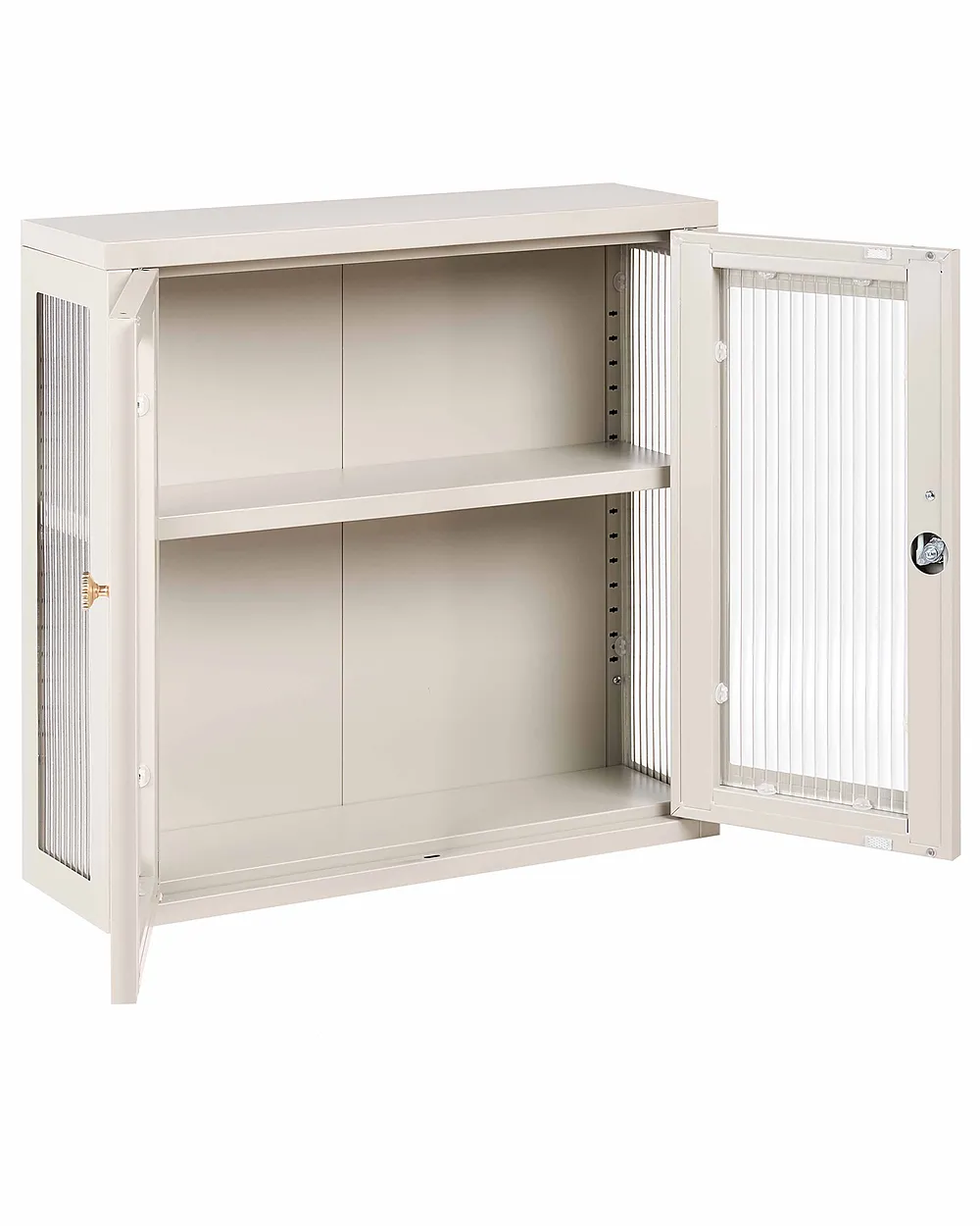 Seinäkaappi HARLYN 60 cm Metalli Beige_1156551