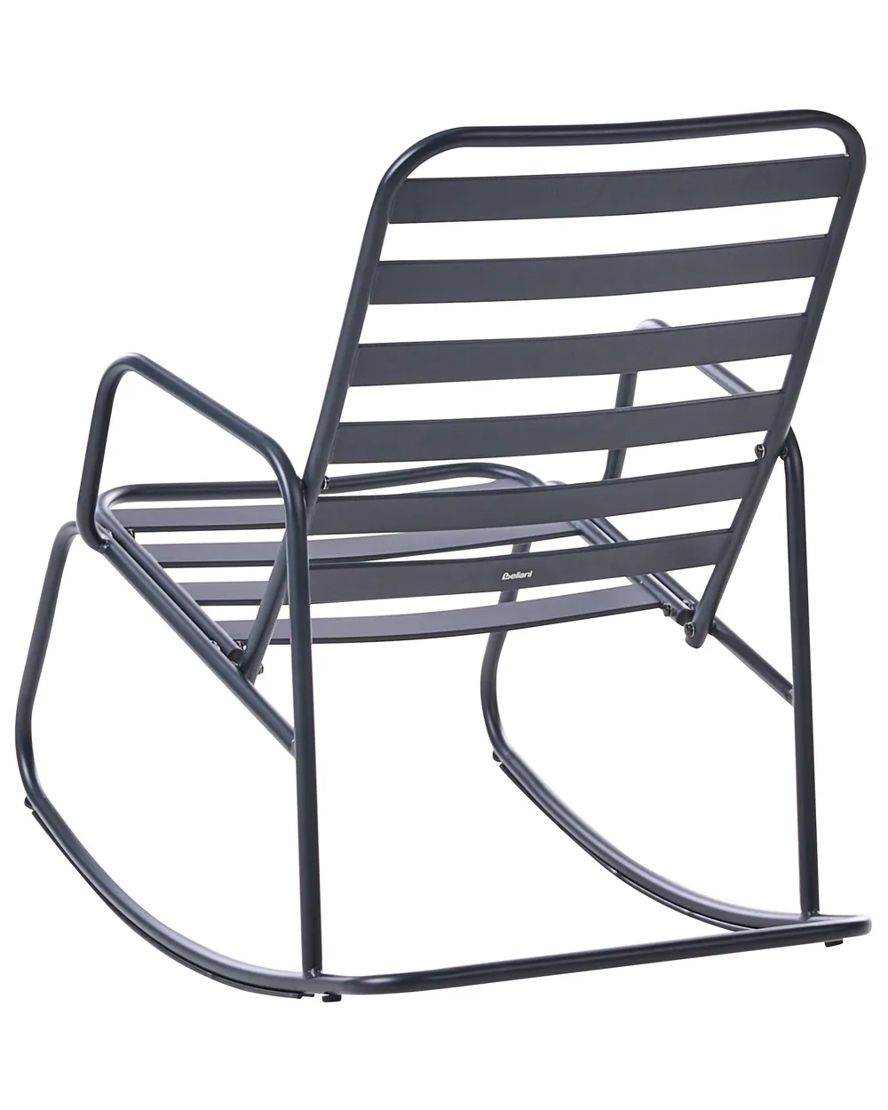 Garden Rocking Chair TURI Metal Black_1020918
