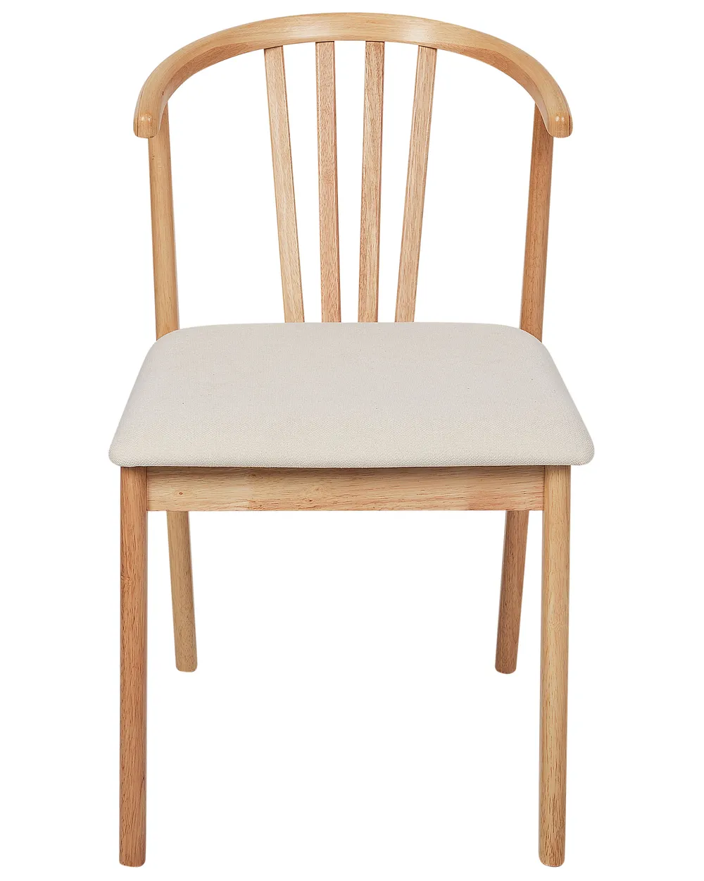 Ruokatuolisetti 2 kpl CRAIG puu Vaaleanruskea/beige_926558