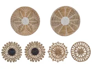 Set med hängande dekorationer PINTANO Sjögräs 50/35/36 cm Naturlig_825173