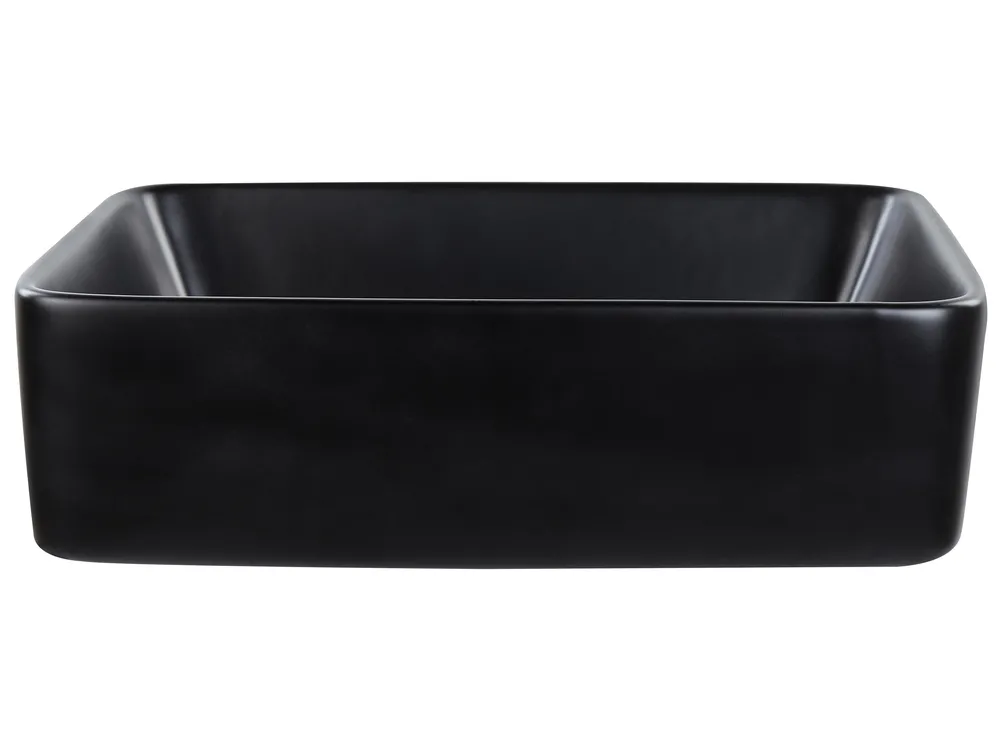 Countertop Basin TRAVESIA 490 x 380 mm Ceramic Black_922167