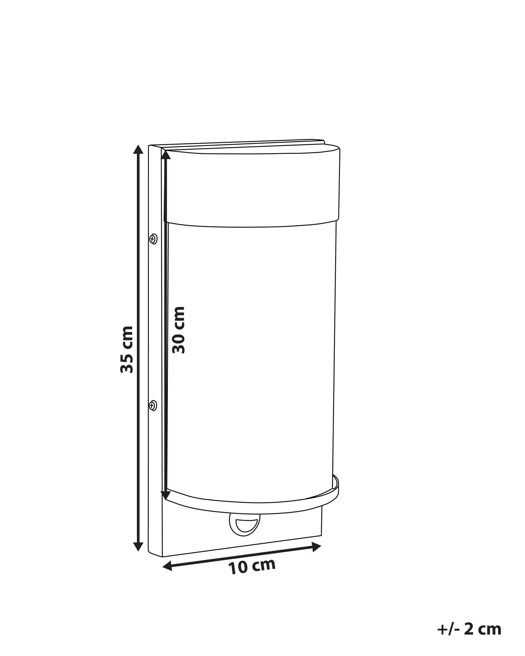 Outdoor LED Wall Light PHEPPIE with Motion Sensor Black_870706