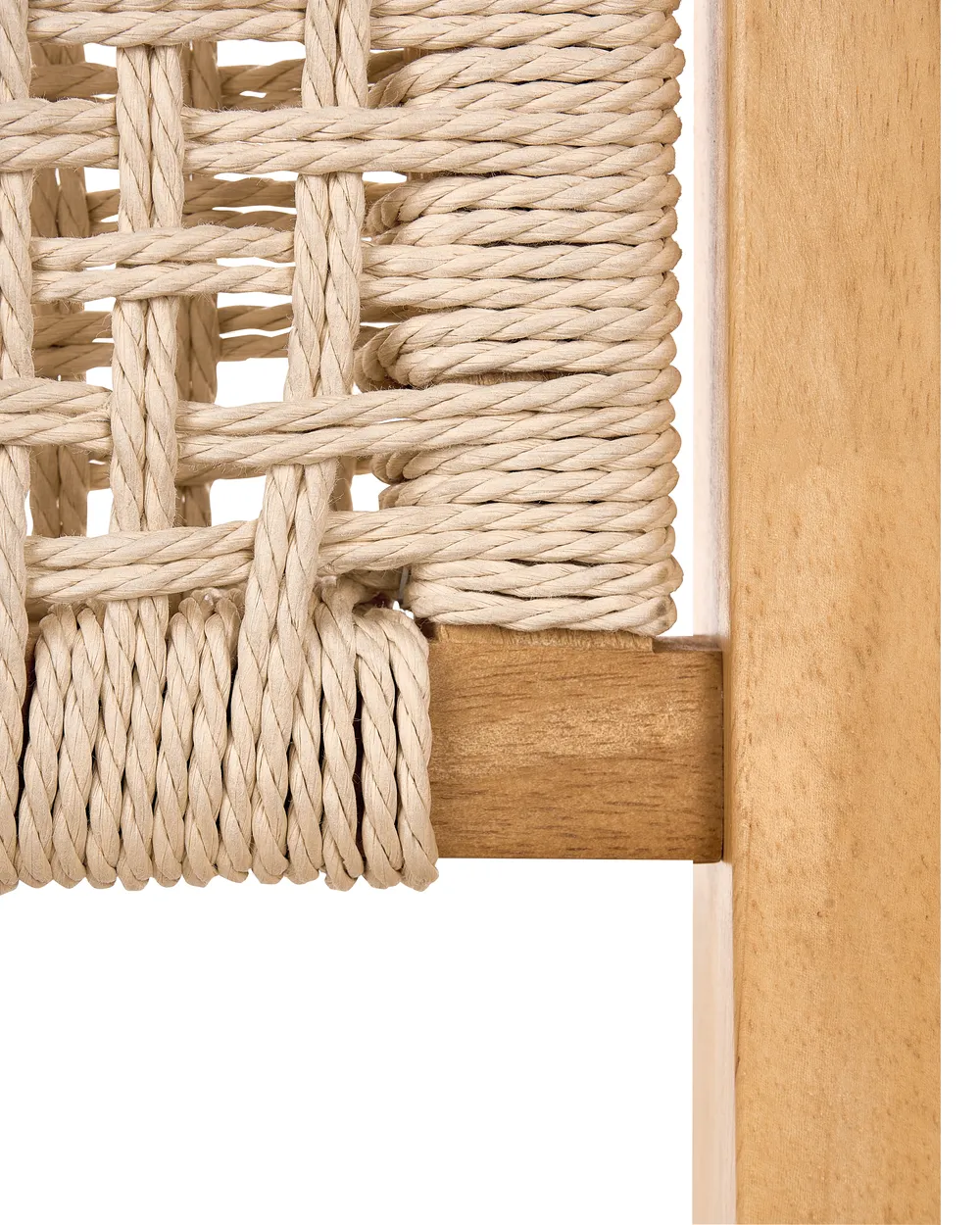 Set med 2 matstolar OZELLA Trä Ljusbrun/ Beige_985726
