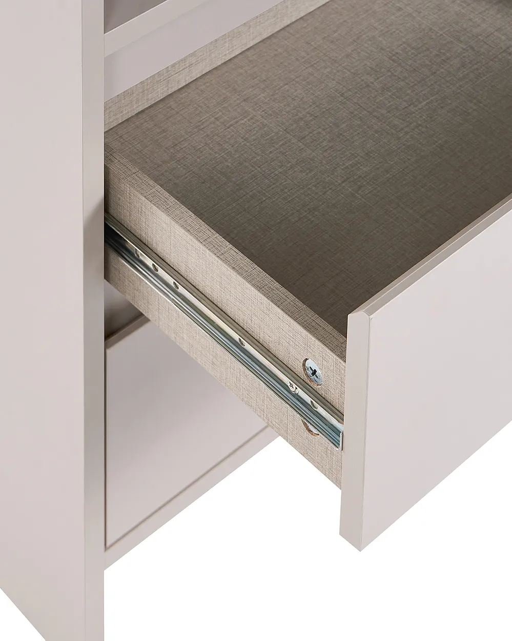 Nattbord med 2 skuffer DORRIGO Lys beige_1135013