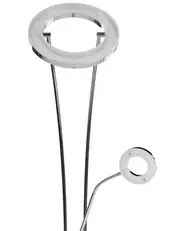 LED Floor Lamp KENNET  with Dimmer Metal Silver_1145480