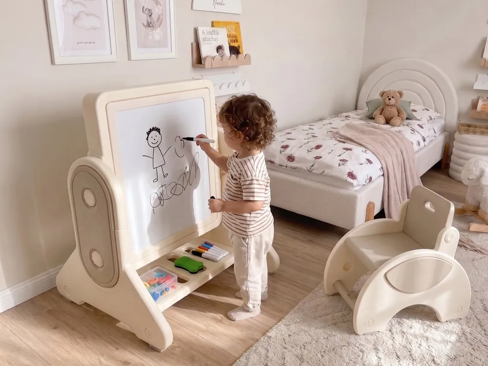 Lasten pöytä ja tuoli MILA Beige_1124419