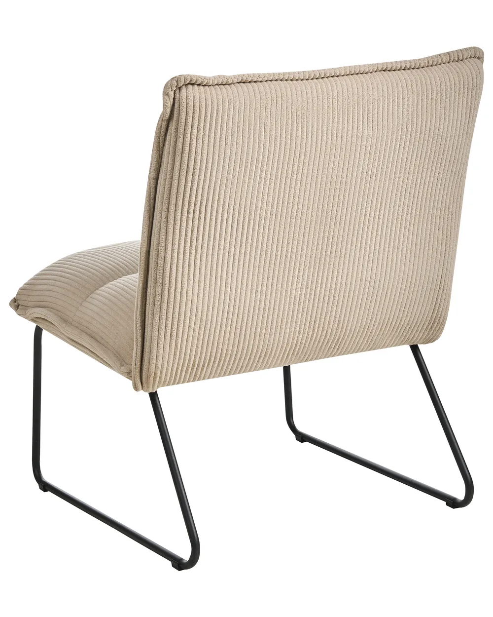 Set of 2 Armchairs BJASTA Corduroy Beige_1020953