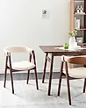 Ruokatuolisetti 2 kpl DAY Buklee Tummanruskea/beige