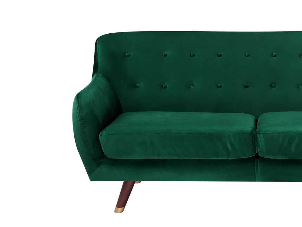 Soffa 3-sits BODO Sammet Smaragdgrön_738285