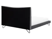 Bed Velvet LANNION 160 x 200 cm (EU King Size) Dark Grey_759702