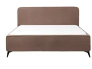 Säng med lamellram Bouclé VALOGNES 180 x 200 cm Brun_937212