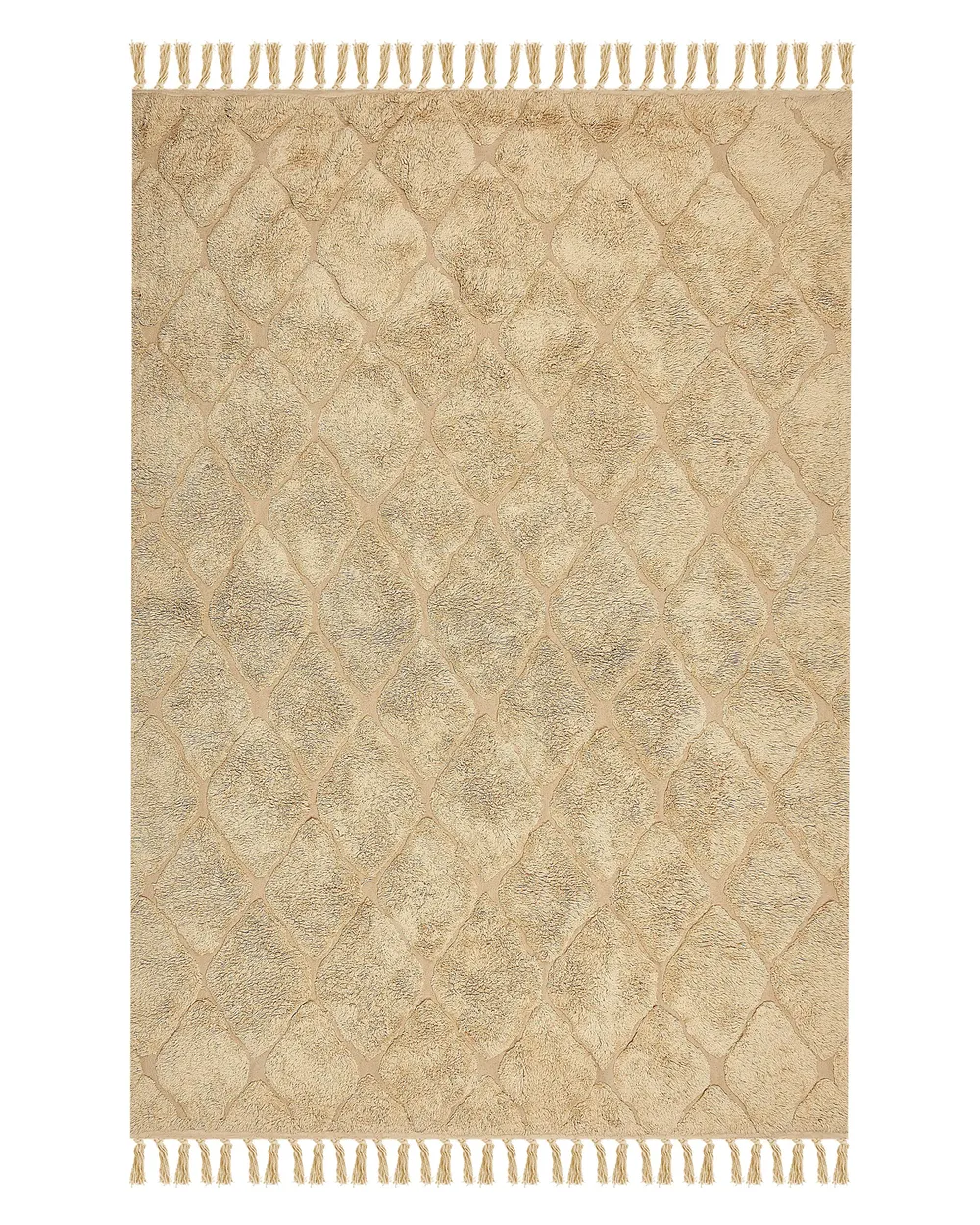 Matta SANLIURFA Beige 140 x 200 cm Bomull_848843