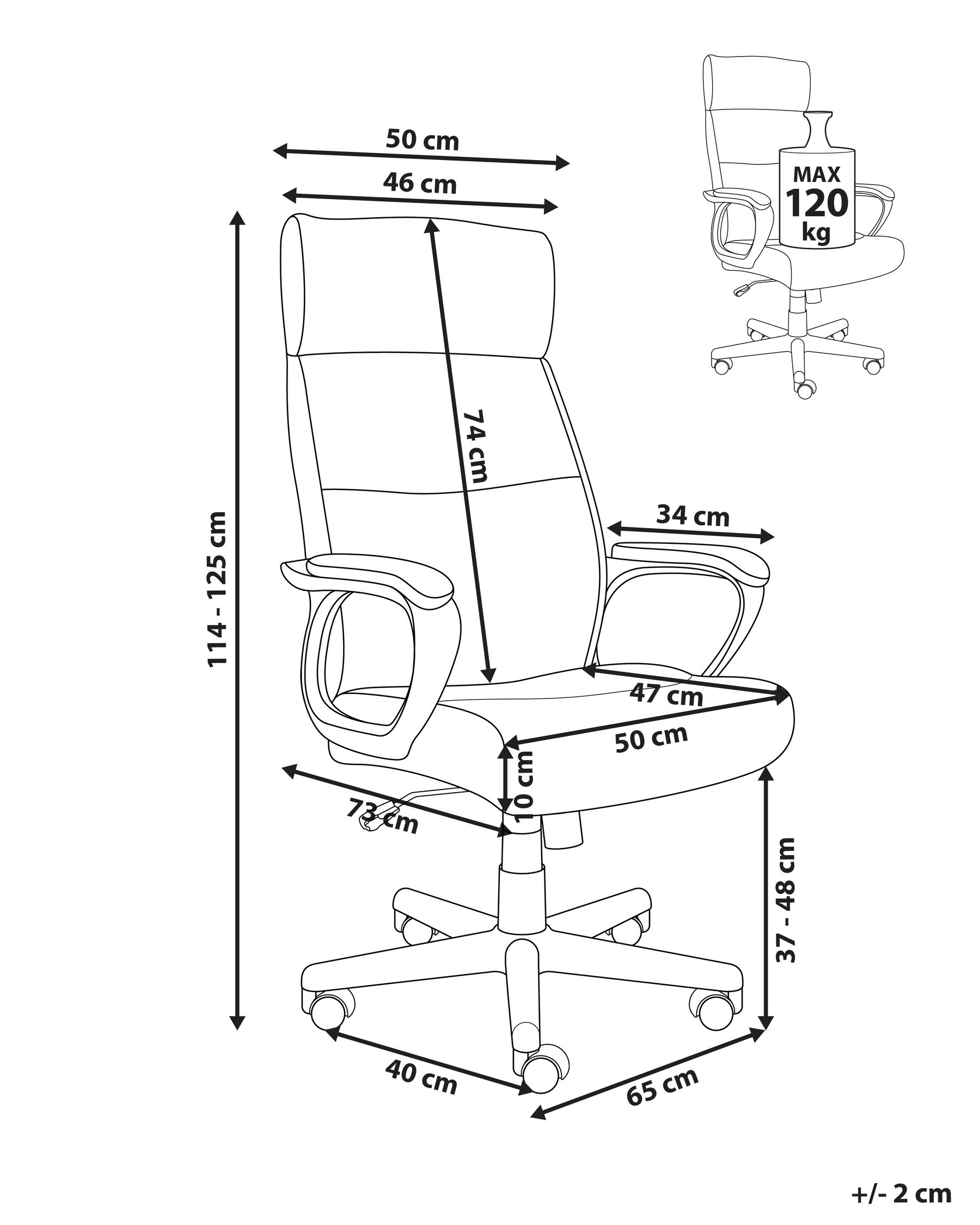 Executive Chair GURU Faux Leather Black_1008682