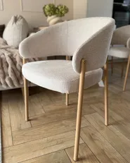 Ruokatuolisetti 2 kpl ZANE Kangas Vaaleanbeige_1188053