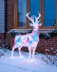 Ulkokoriste LED-valo POLARIS 90 cm Poro Monivärinen_1118596