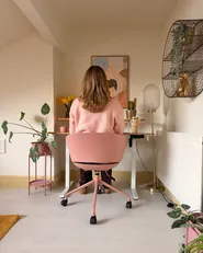 Office Chair GLEEFUL Fabric Pink_1054445