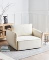 Armchair KUNES Fabric Light Beige