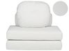 Single Sofa Bed OLDEN Corduroy Off-White