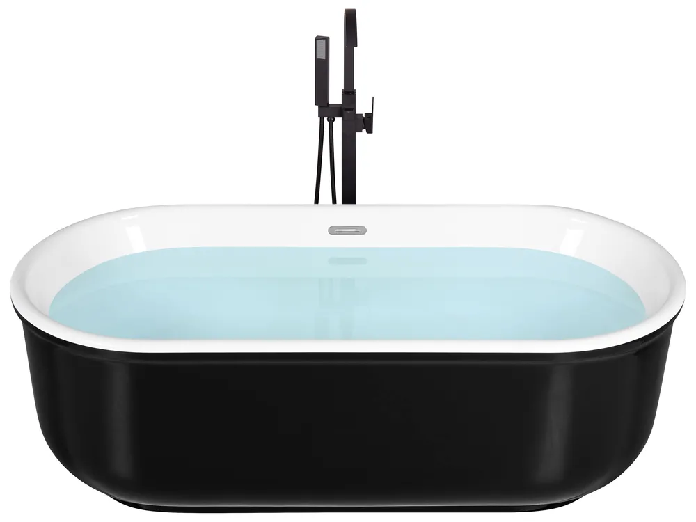 Freestanding Bathtub PINEL 1700 x 800 mm Black