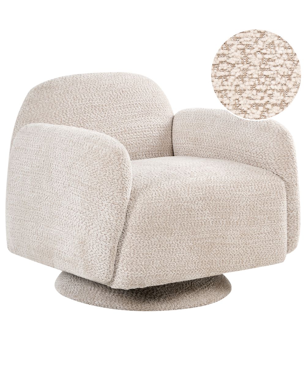 Svingbar lenestol AAPUA Beige