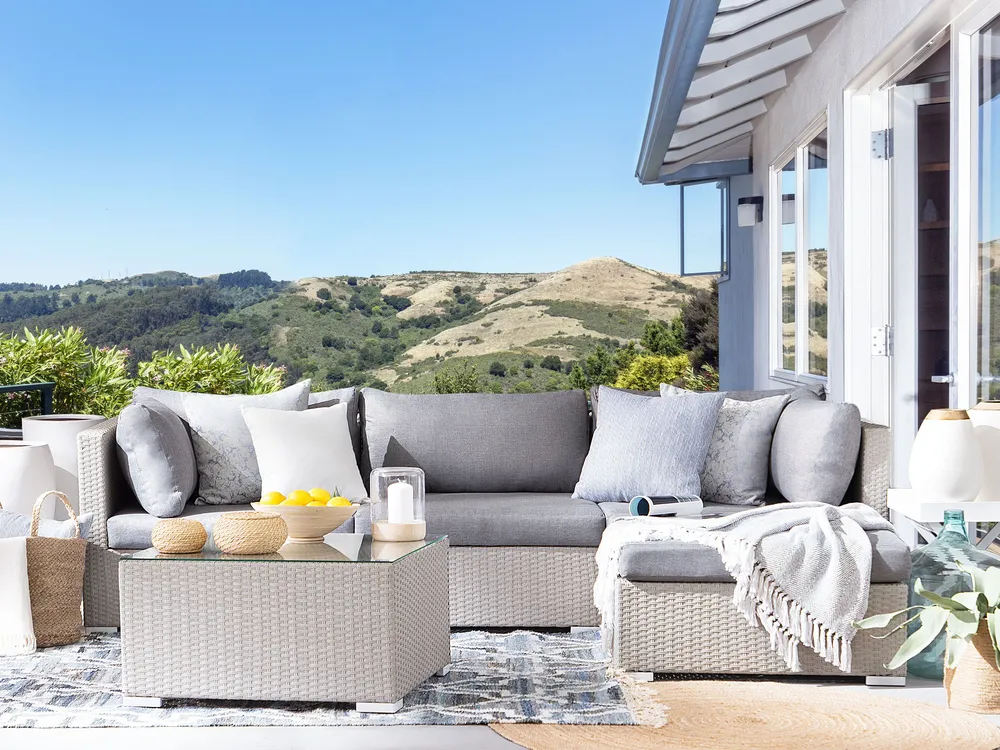 Outdoor Cushion Cover Set SANO Light Grey