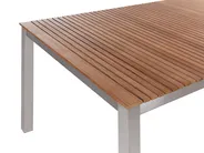 Garden Dining Set 6 Seater VIAREGGIO Certified Teak Wood Brown_882936