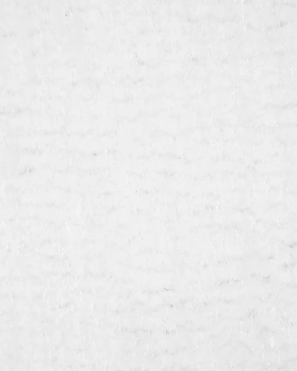 Shaggy Rug DEMRE White 80 x 150 cm_683461