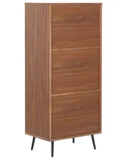 Shelving Unit RICHMOND 139 cm Dark Walnut_779743