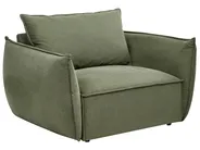 Living Room Set 5 Seater KUNES Fabric Green_1013494