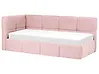 Dagbädd JACOU 90 x 200 cm med förvaring Vänstervänd Rosa