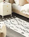 Rug KEBIR Off-White 80 x 150 cm Cotton