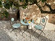 Bistro Set Folding ANAPO Metal Black_1021770