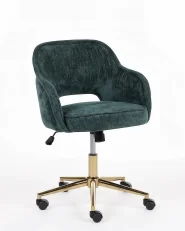 Desk Chair EMBER Chenille Dark Green_1170970