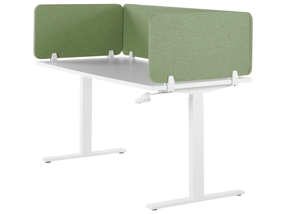 Desk Screen WALLY 80 x 40 cm Green_853094