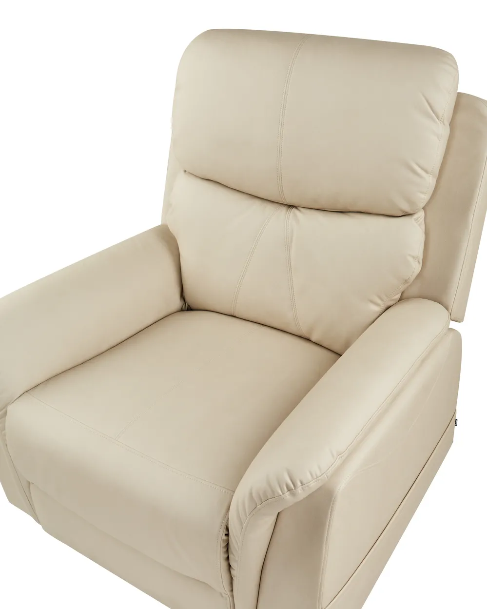 Elektrisk reclinerfåtölj GLORIE med massagefunktion Ljusbeige_924074